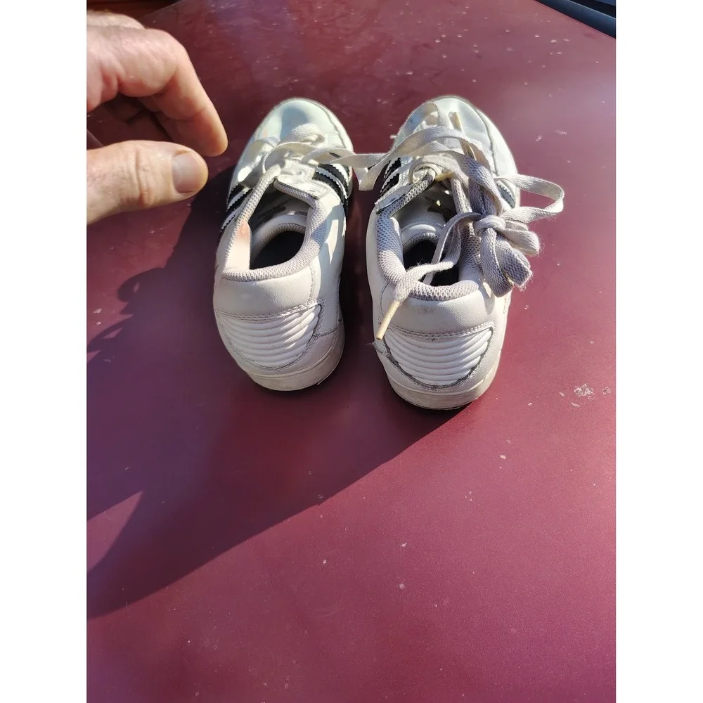 Adidas Entrap White Black Gold Low Top Sneakers Mens 7.5 FW5136
